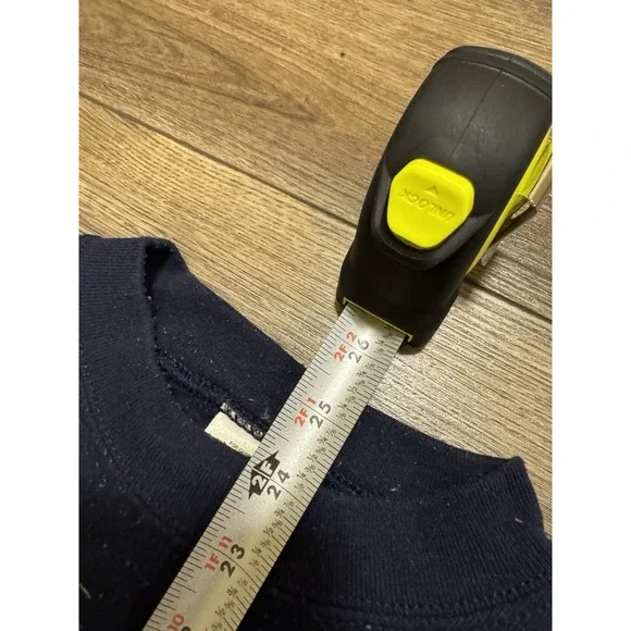 Vintage 90s Men's Size Large Tultex Denver Broncos AFC Champions Sweatshirt Blue - Picture 6 of 7